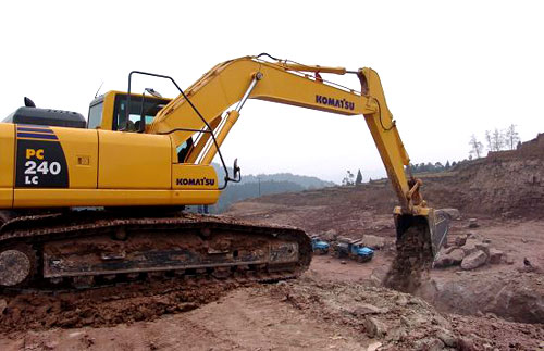 重庆某项目工程在建现场