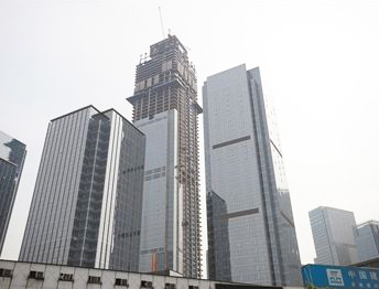 某商业大楼在建现场