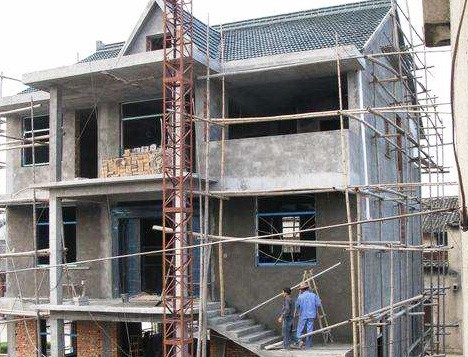 重庆涪陵建筑加固施工现场