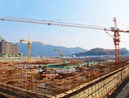 土建工程施工现场