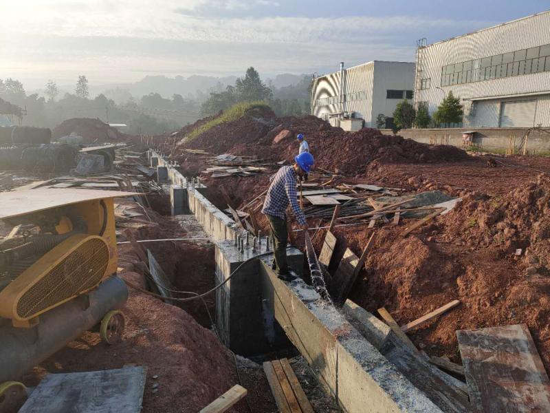 四川邻水在建工程 二次养护