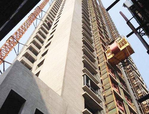 重庆涪陵建筑加固施工现场