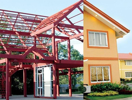 钢结构别墅样板